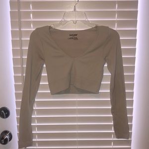 Long Sleeve Crop Top